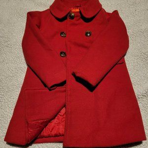 Joe Fresh, Toddler Size 4 Petit, Red Dress Coat